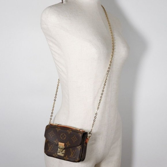 LOUIS VUITTON Micro Metis Shoulder Bag M81267 Brown Monogram canvas Women - Picture 8 of 16